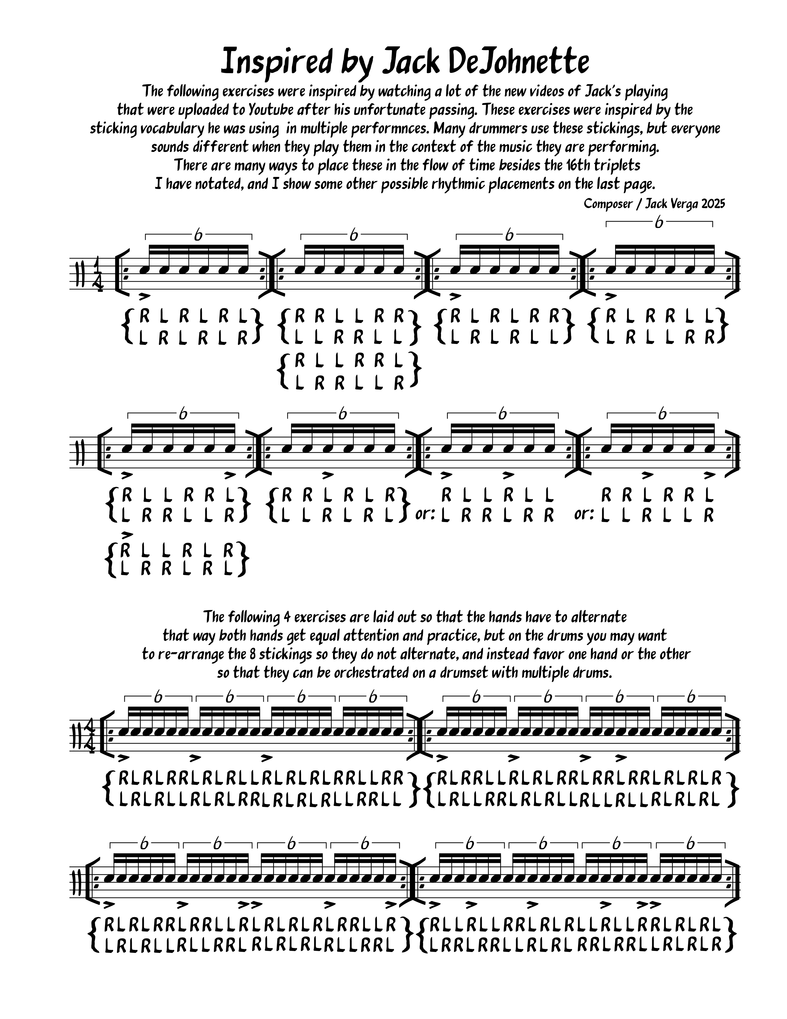 Inspired by Jack DeJohnette