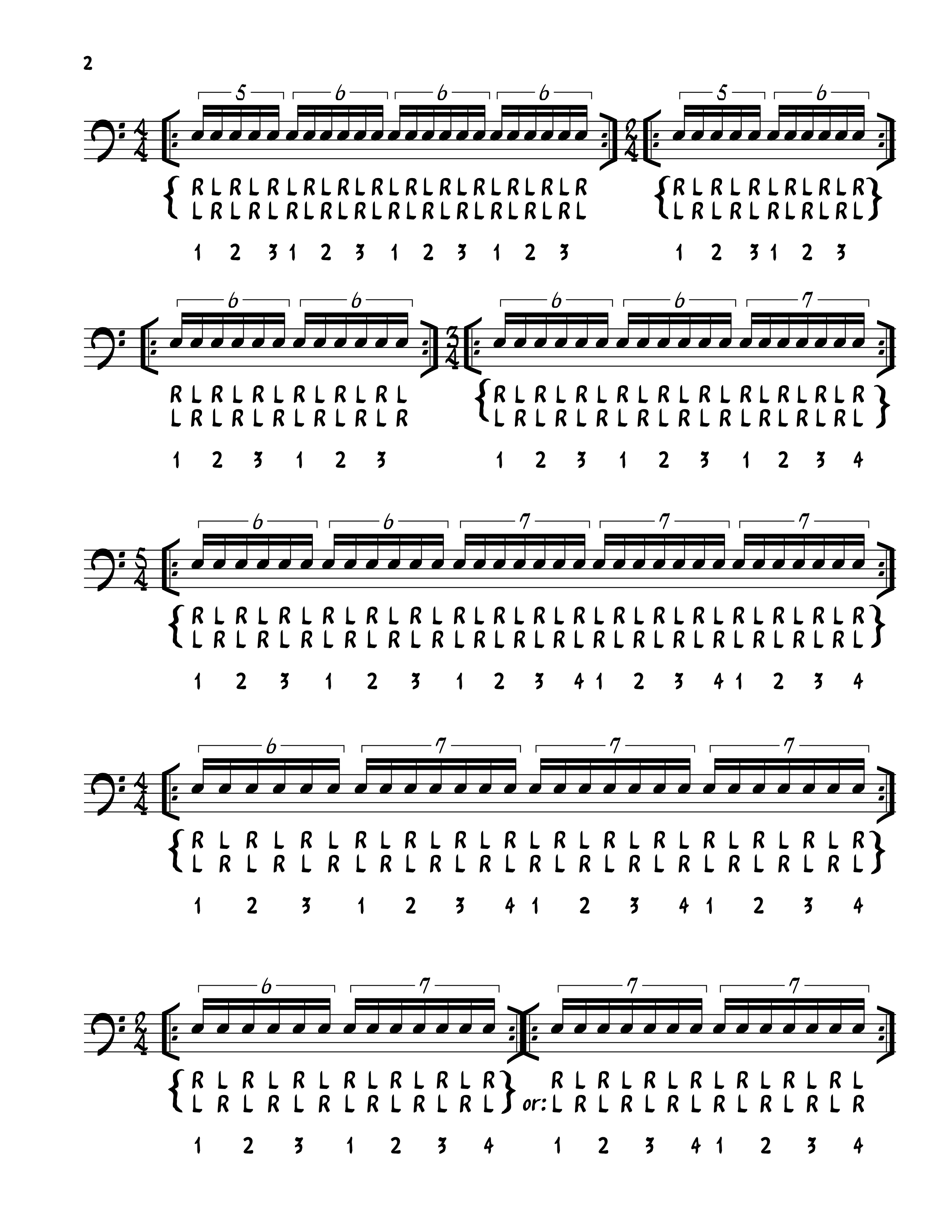 Progressive Alternated Single Strokes Part I