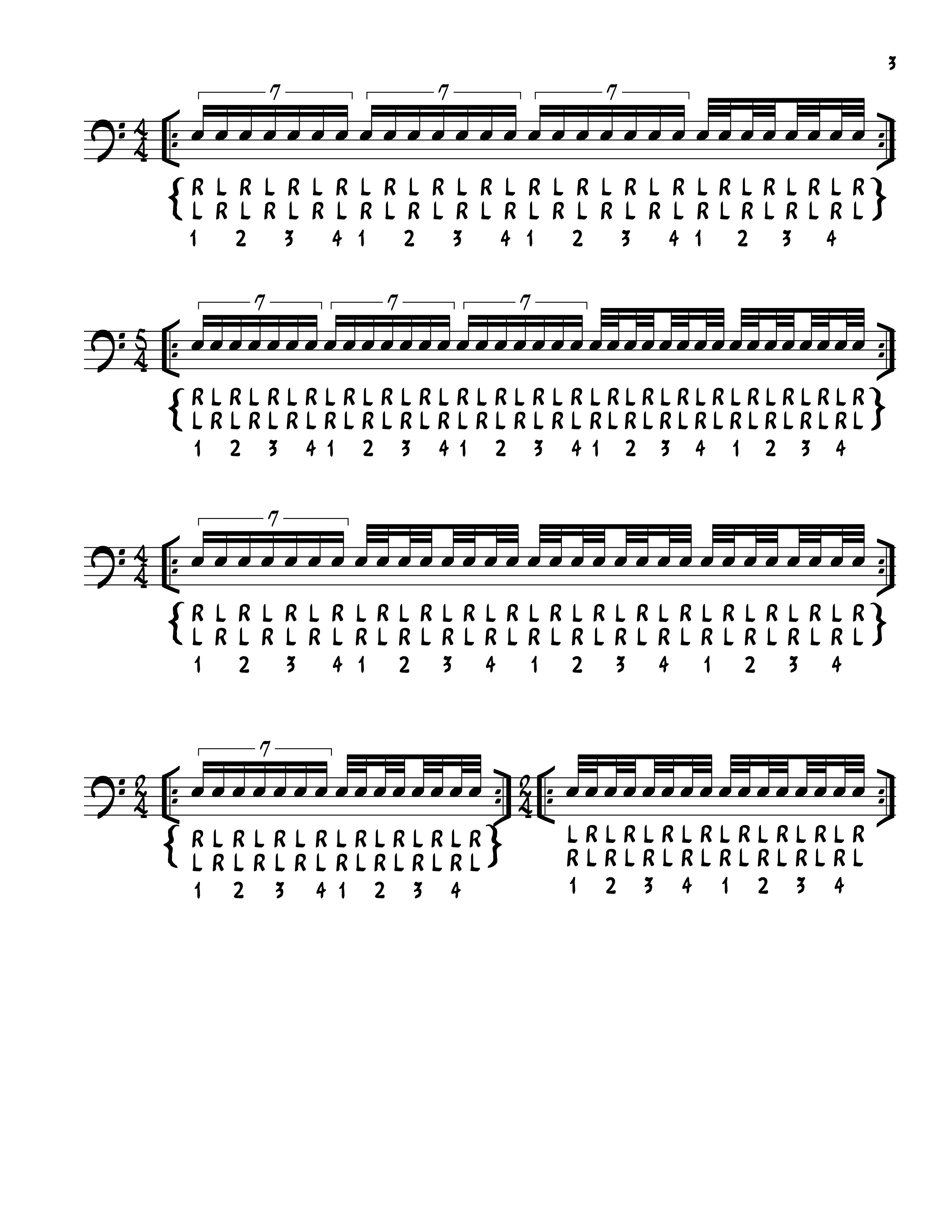 Progressive Alternated Single Strokes Part I