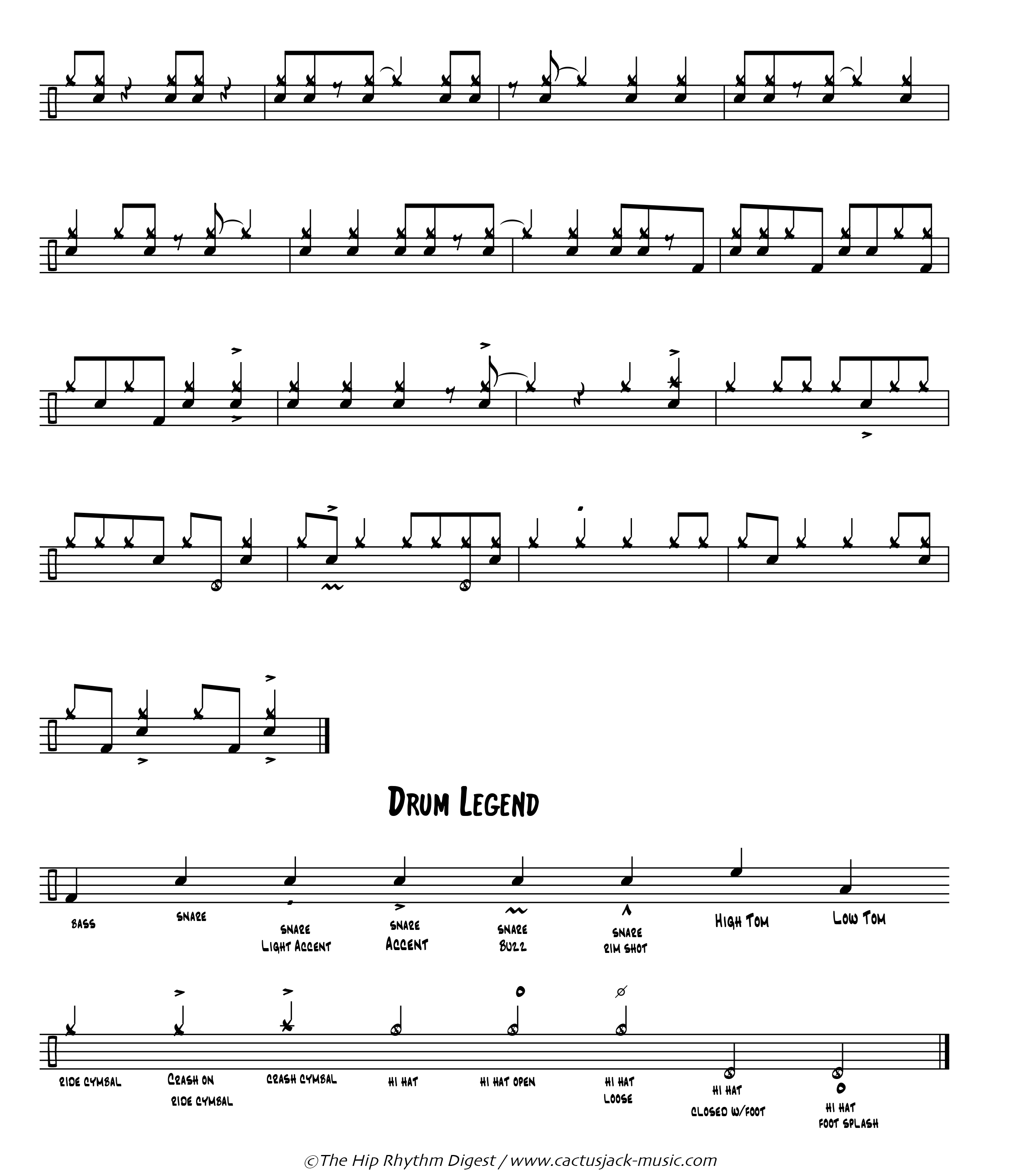 Tony Williams The Coaster Intro & Head page2
