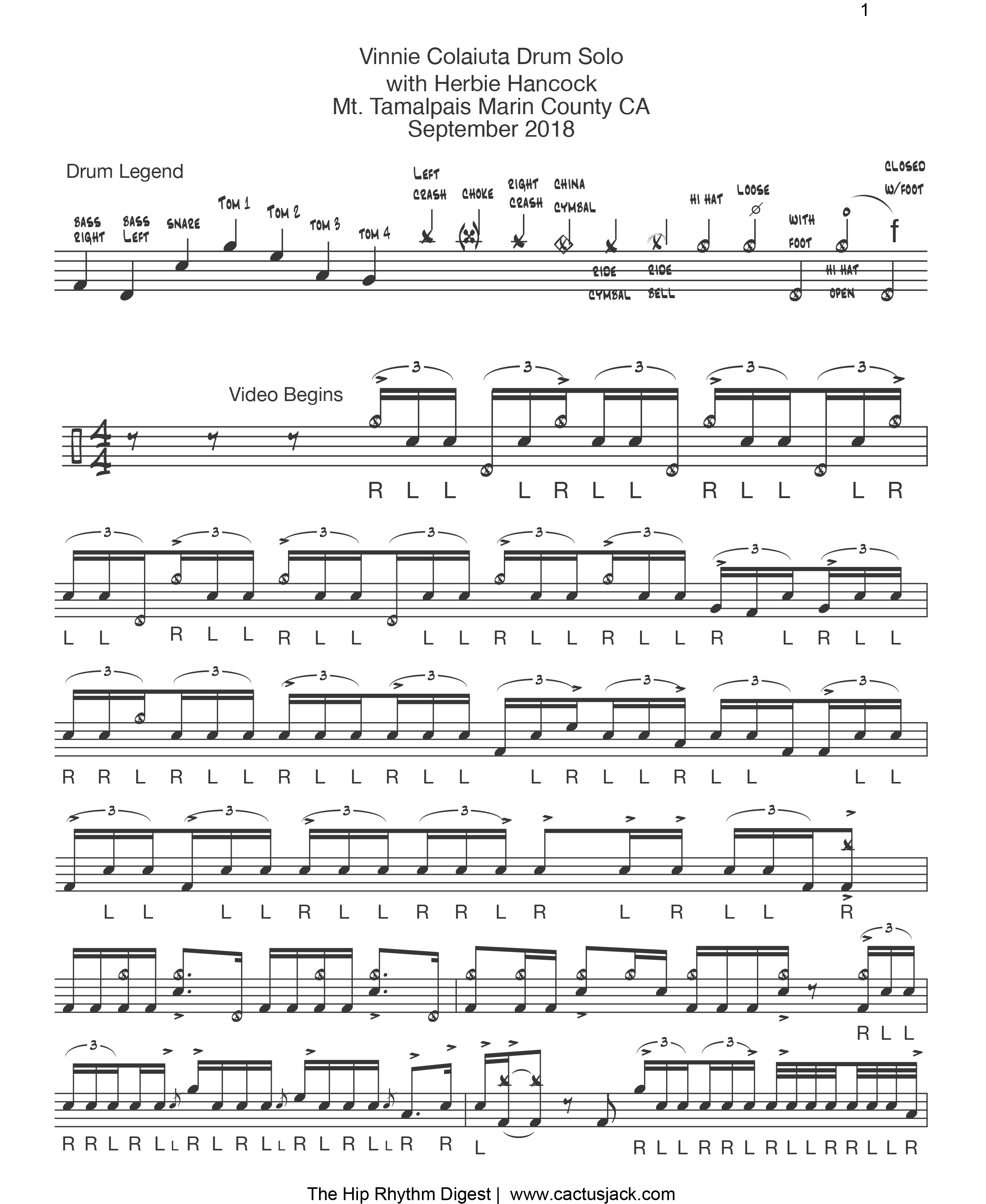 Vinnie Colaiuta page 1